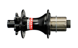 Hub rear D462SB-SL-B12-S3S-11S, boost, polished anodized black, 32H/14G, CRMO 12x148, freehub steel Shim.11 F-type 3-pawls, w/9-speed spacer, D:45.9, 5x NBK Bearings, black side caps, Novatec 360 logo, without thru axle, 335G, OEM