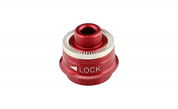 Side cap REAR, alloy, red, RIGHT, for XF562SB (XF312SB) ANOD.RED - 271019