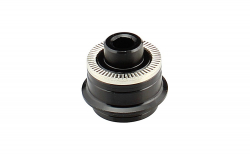 Side cap rear QR, alloy, black, RIGHT, for D712SB [B2], ASSEMBLED (INCL.PARTS+WASHERS+O-RINGS)