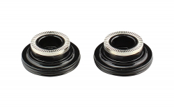 Side cap FRONT 9mm, alloy, black, LEFT/RIGHT, for D041SB, ASSEMBLED (INCL.PARTS+WASHERS+O-RINGS)