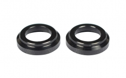 Side cap FRONT 15, PRESSED IN, alloy, black, LEFT/RIGHT, for D981SB, D101SB, D201SB, XDS641SB, 4IN1 D791SB-PRESSED, Part number: 273370, ASSEMBLED ON (INCL.PARTS O-RING)