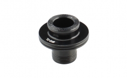 Side cap FRONT 12 PRESSED IN, alloy, black, RIGHT, with O-rings, for CENTERLOCK Multi XD611SB-CL, D771SB-CL, D791SB-CL, Assembled with Parts No.: 275120+260020+260006