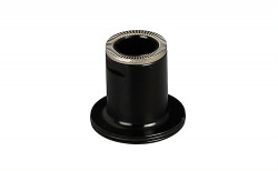 Side cap REAR B12/X12 CL, CENTER LOCK, alloy black, LEFT, D902SB-CL-B12/X12, OEM