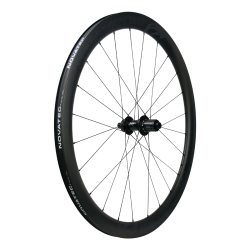 Novatec carbon Road disc wheels R4 Team-CL, U4.0 tubeless ready, 12x100/12x142mm, Shimano HG, carbon rims, 21.0x27.7x45.0 (int./ext./height), J-hook triple butted stainless spokes, DSN nipples