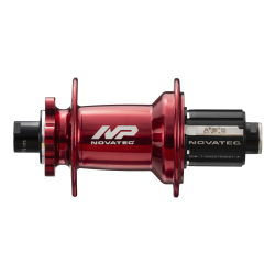 Hub rear XD602SB/A-B12-ABG, anodized red, 32H x14G-round, alloy, 12x148, D:44.0, 4x sealed bearings, alloy freehub Shimano HG, X6-type (R660), 6-PAWLS, black side caps, NP logo, without thru axle, OEM