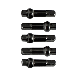 Nipple DSN 14G, 14.4mm, Alloy, Black - SRV